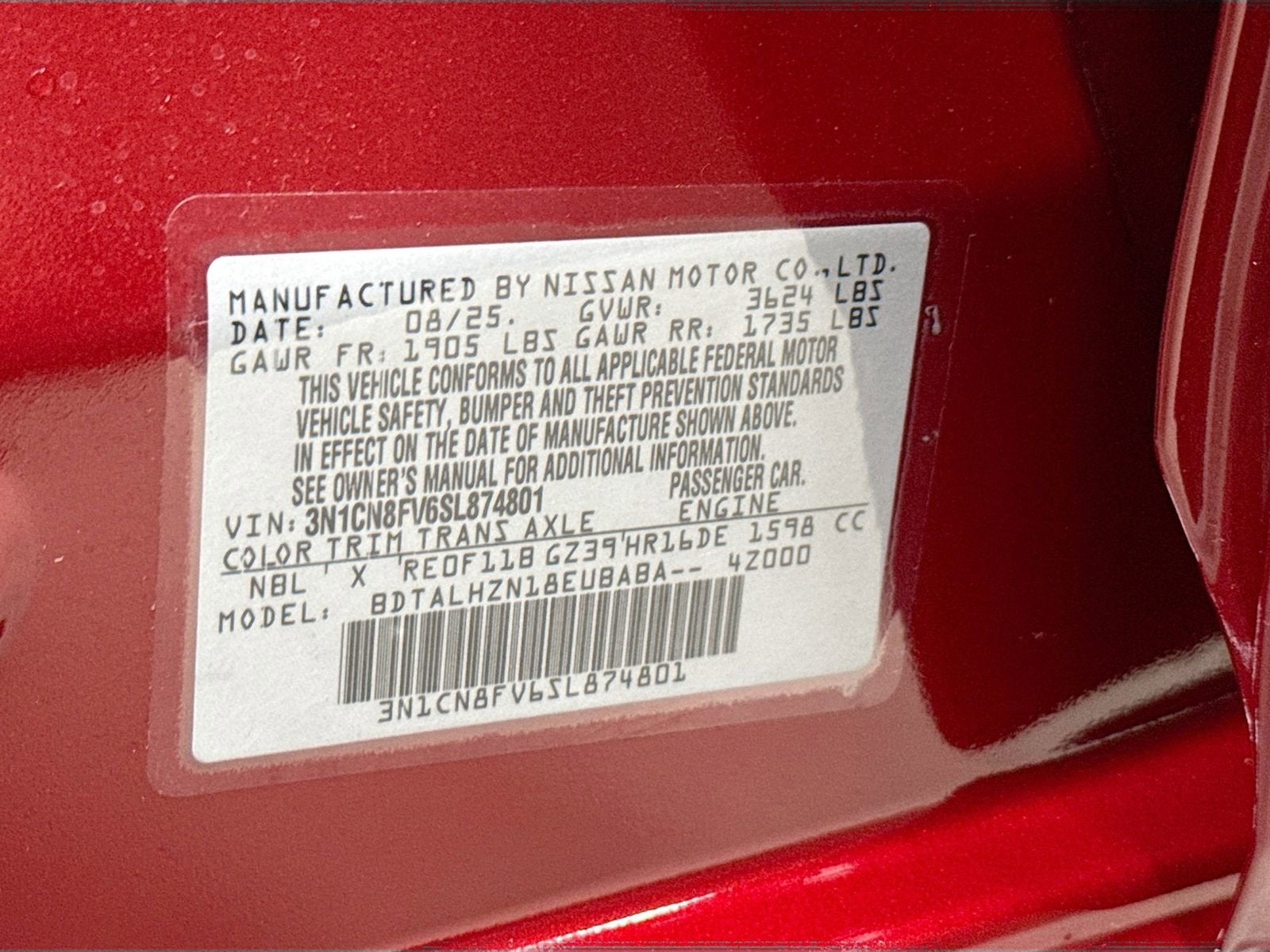 2025 Nissan Versa Sedan SR - Photo 33
