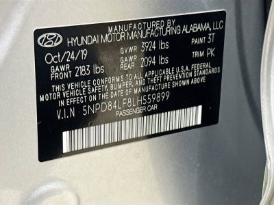 2020 Hyundai Elantra SEL