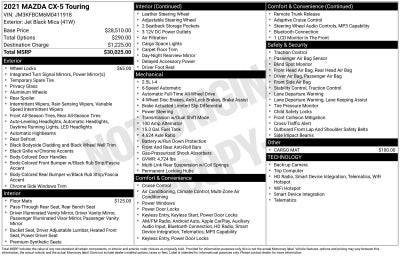 2021 Mazda Mazda CX-5 Touring