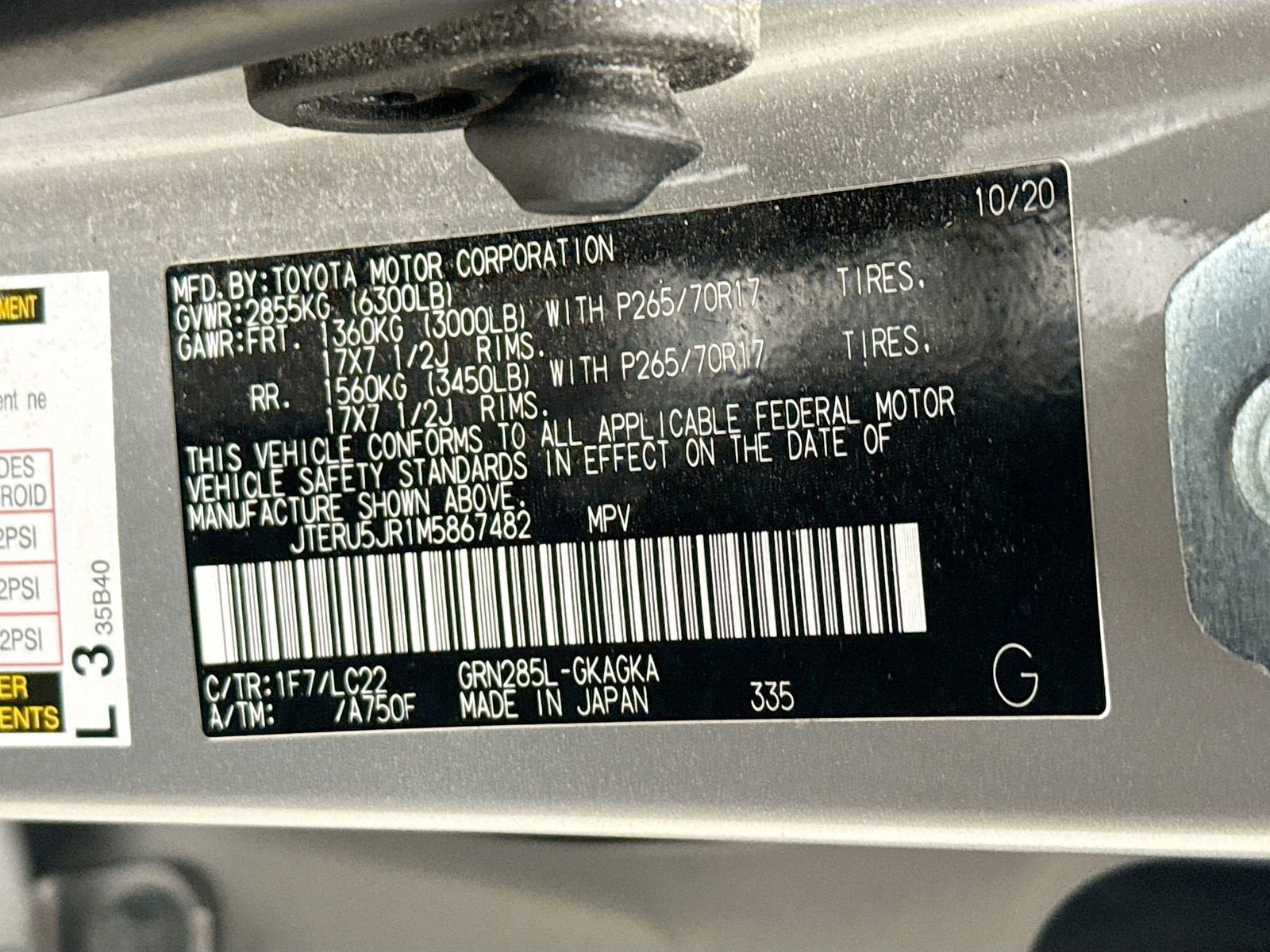 2021 Toyota 4Runner TRD Off Road Premium