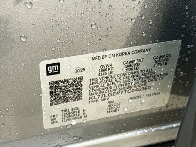 2026 Chevrolet Trax 1RS