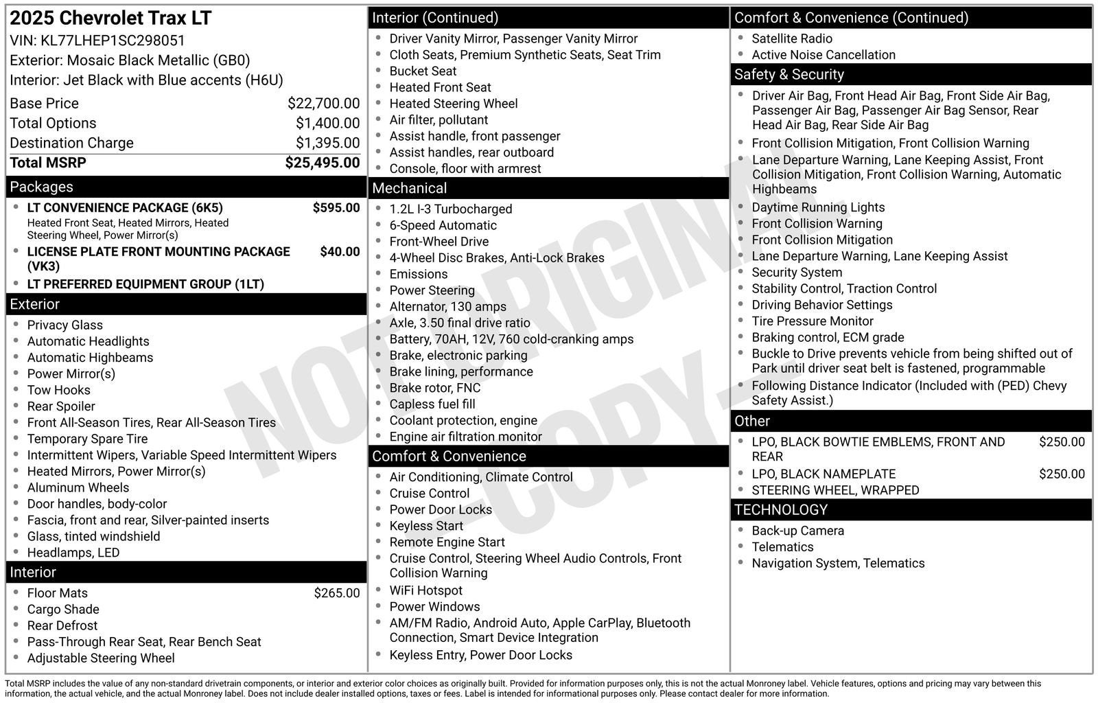 2025 Chevrolet Trax LT