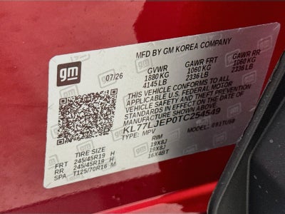 2026 Chevrolet Trax 2RS