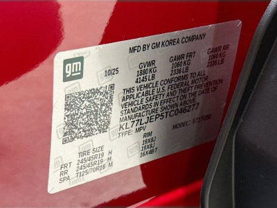 2026 Chevrolet Trax 2RS