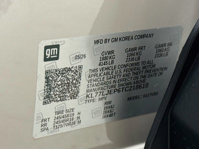2026 Chevrolet Trax 2RS