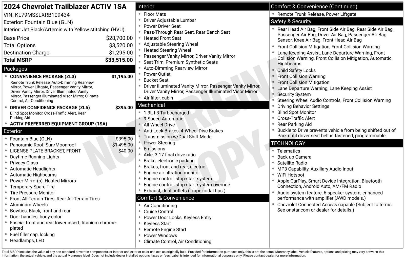 2024 Chevrolet Trailblazer ACTIV