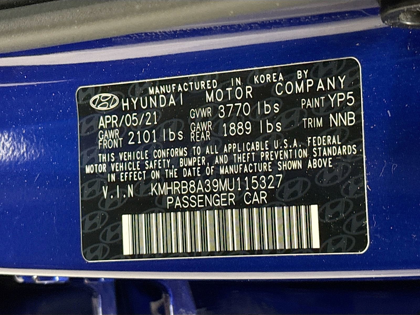 2021 Hyundai Venue SE