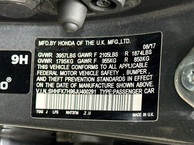 2018 Honda Civic Sport Touring