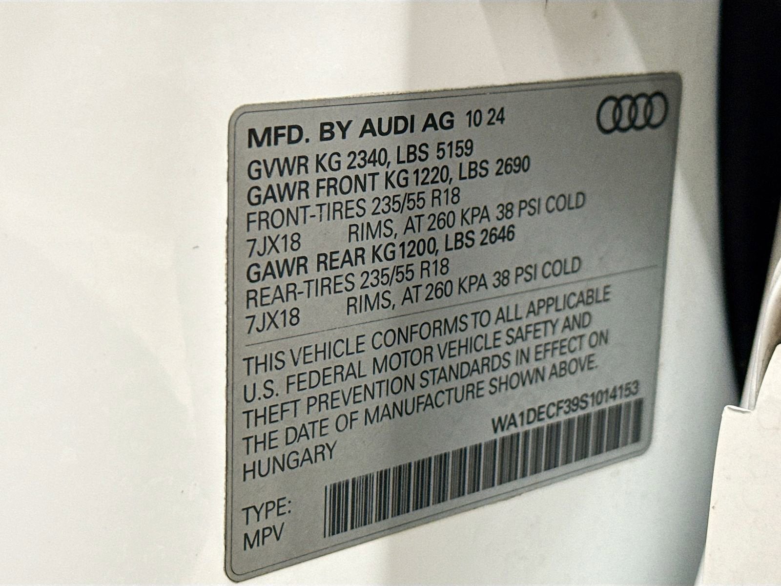 2025 Audi Q3 S line Premium