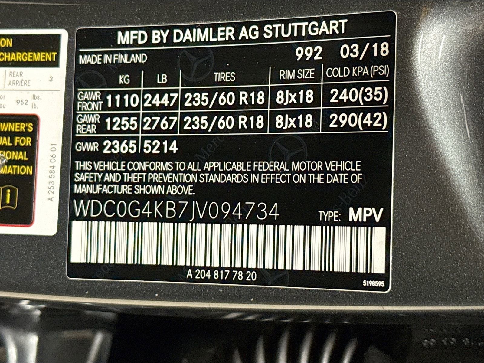 2018 Mercedes-Benz GLC 300 4MATIC®