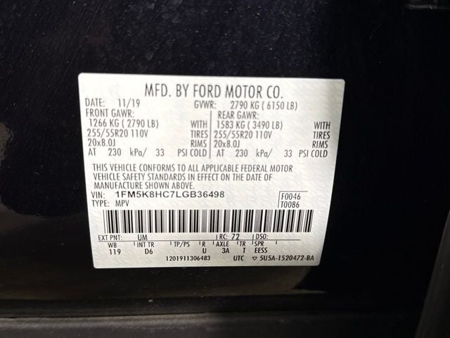 2020 Ford Explorer Platinum