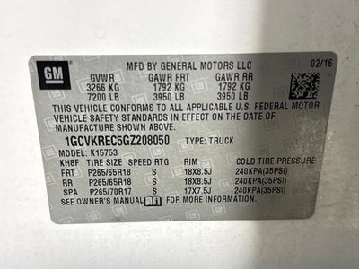 2016 Chevrolet Silverado 1500 LT LT1