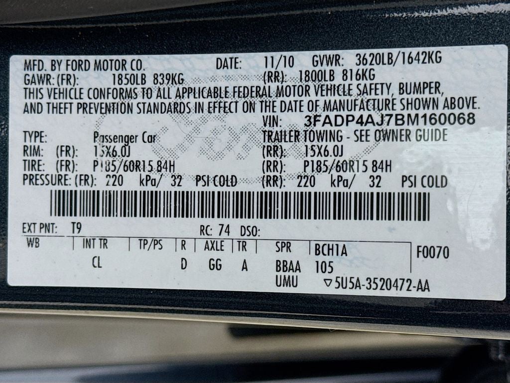 2011 Ford Fiesta S