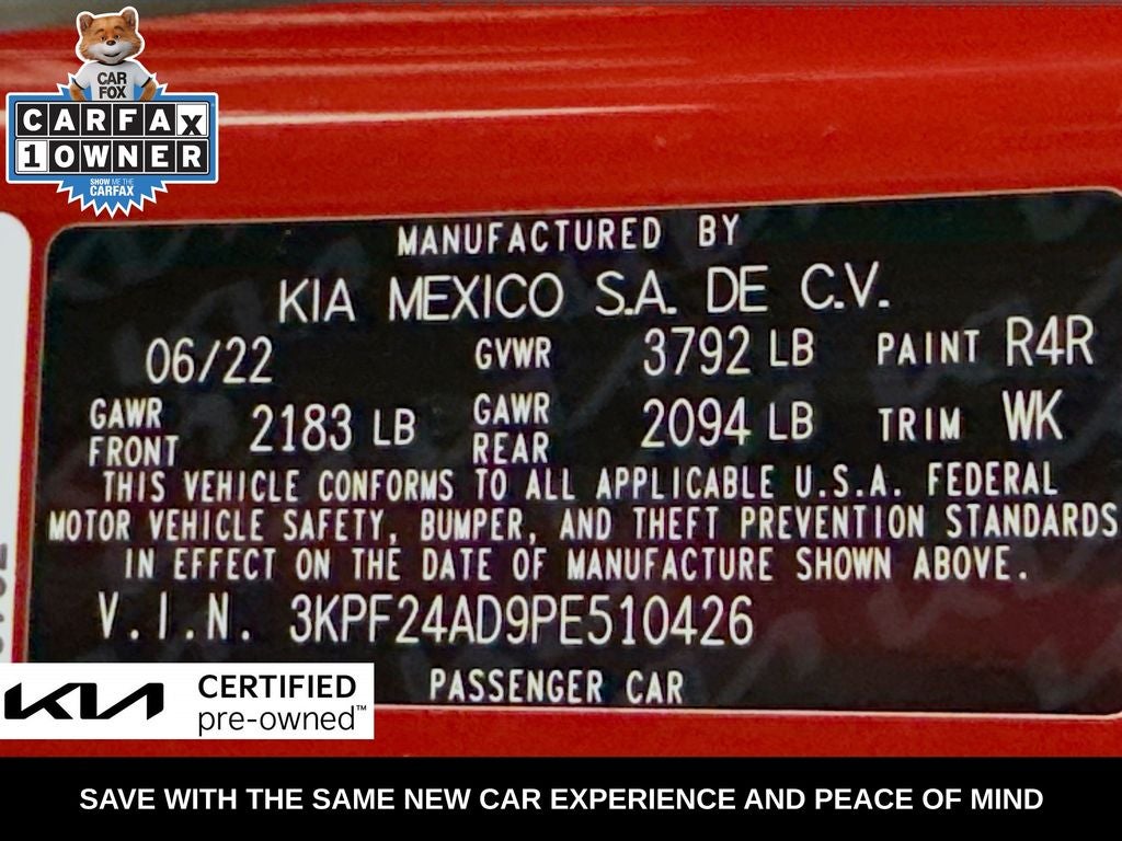 2023 Kia Forte LXS