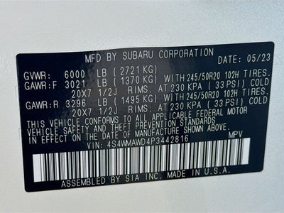 2023 Subaru Ascent Touring