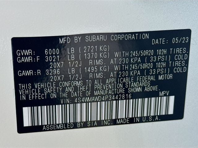 2023 Subaru Ascent Touring