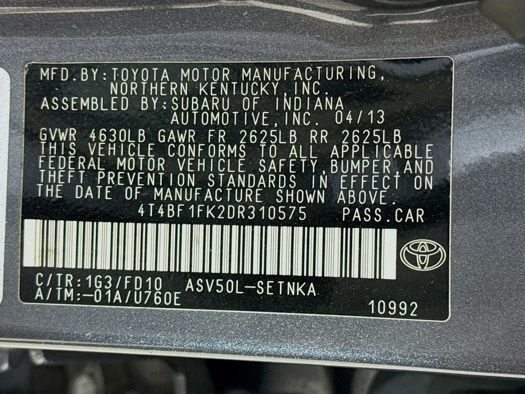 2013 Toyota Camry LE