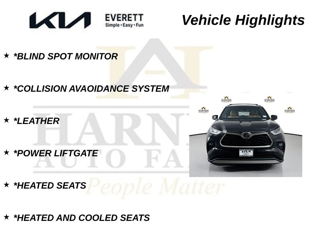2020 Toyota Highlander Platinum