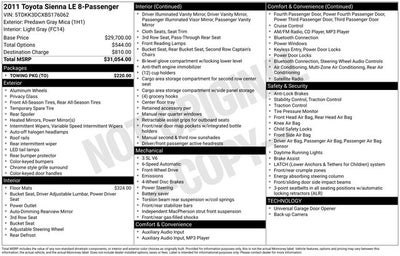 2011 Toyota Sienna LE Mobility Auto Access