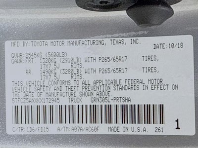 2019 Toyota Tacoma TRD Sport V6