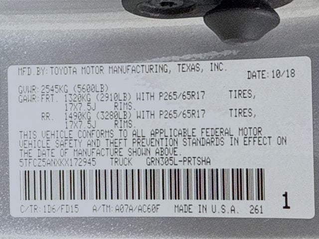 2019 Toyota Tacoma TRD Sport V6