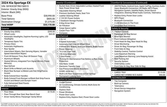 2024 Kia Sportage EX