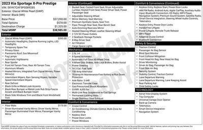 2023 Kia Sportage X-Pro Prestige