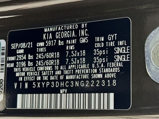 2022 Kia Telluride EX