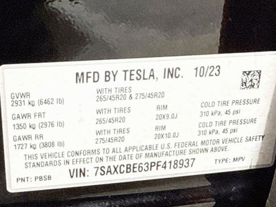 2023 Tesla Model X Plaid