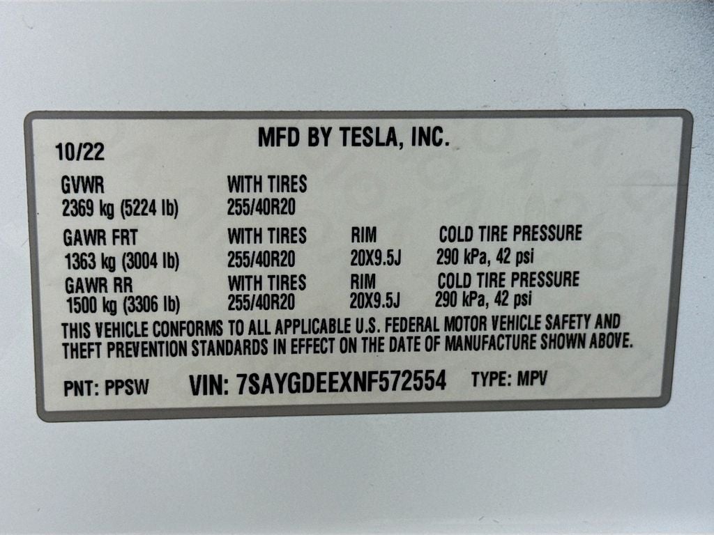 2022 Tesla Model Y Long Range