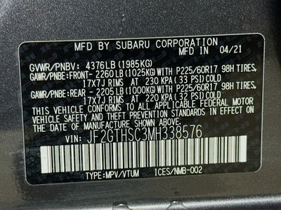 2021 Subaru Crosstrek Sport