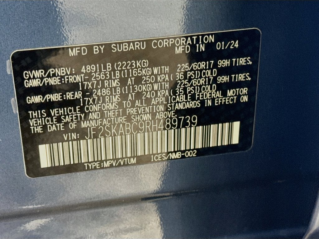 2024 Subaru Forester Base