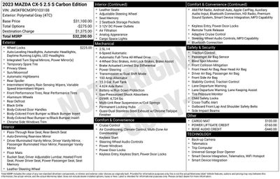 2023 Mazda Mazda CX-5 2.5 S Carbon Edition