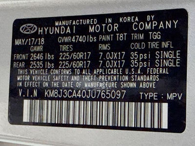 2018 Hyundai Tucson SEL