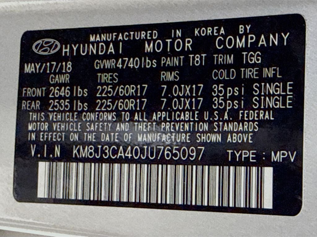 2018 Hyundai Tucson SEL