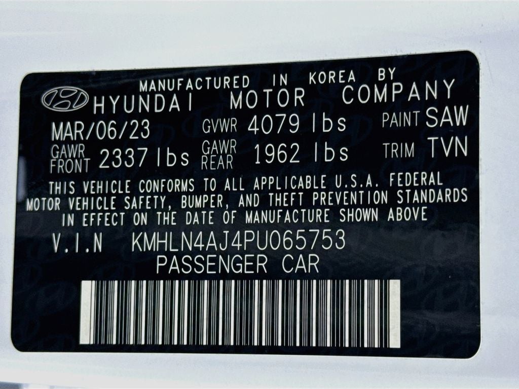 2023 Hyundai Elantra Hybrid Limited