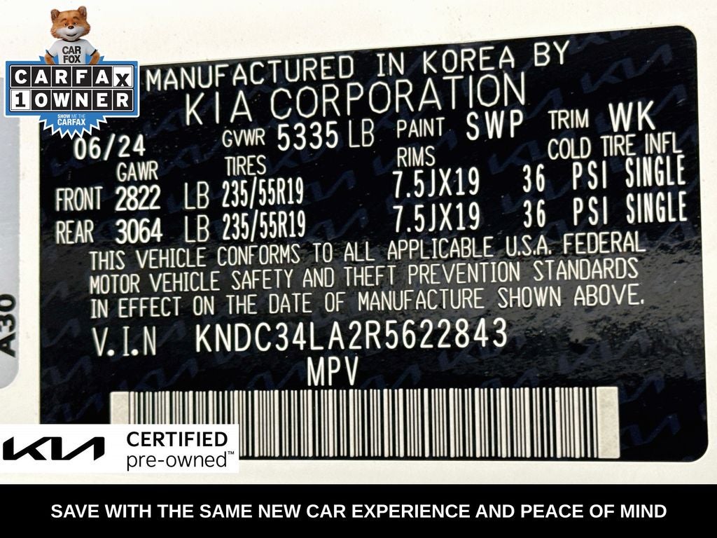 2024 Kia EV6 Wind