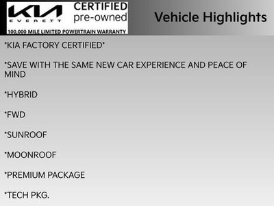 2023 Kia Niro Plug-In Hybrid SX