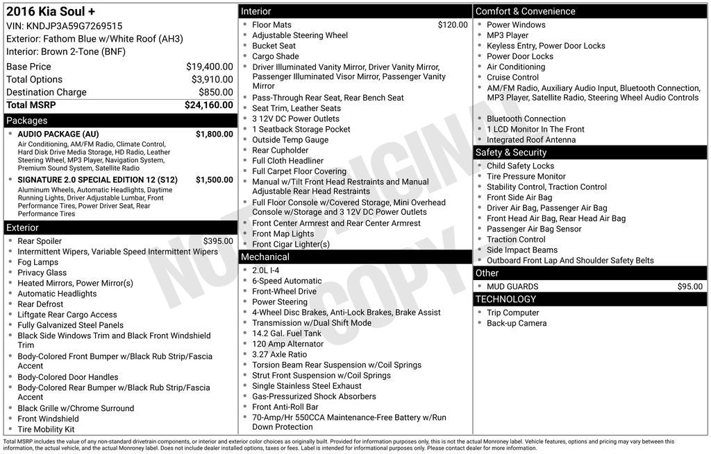 2016 Kia Soul Plus