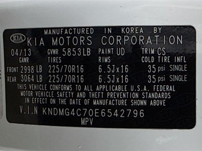 2014 Kia Sedona LX