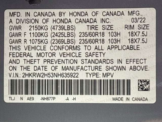 2022 Honda CR-V EX