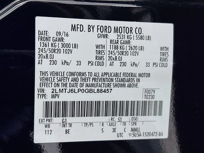 2016 Lincoln MKX Reserve