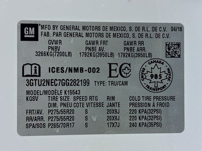2016 GMC Sierra 1500 SLT