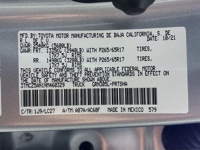 2022 Toyota Tacoma TRD Sport V6