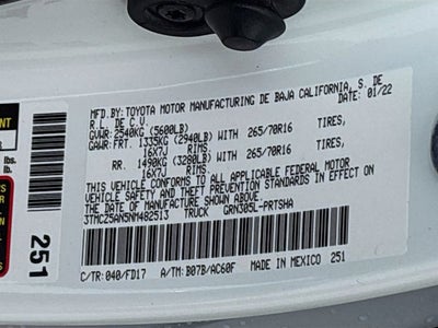 2022 Toyota Tacoma TRD Off-Road V6