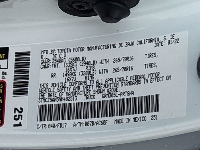 2022 Toyota Tacoma TRD Off-Road V6