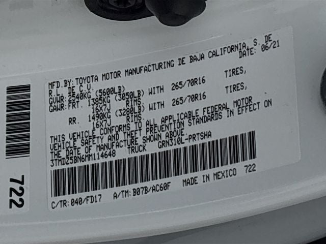 2021 Toyota Tacoma TRD Off-Road V6