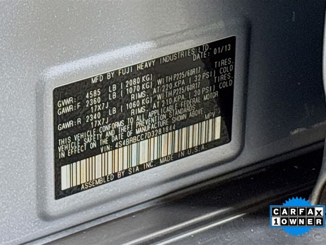 2013 Subaru Outback 2.5i Premium