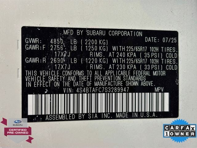 2025 Subaru Outback Premium