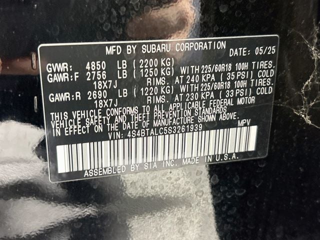 2025 Subaru Outback Onyx Edition